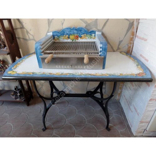 barbeque in pietra lavica