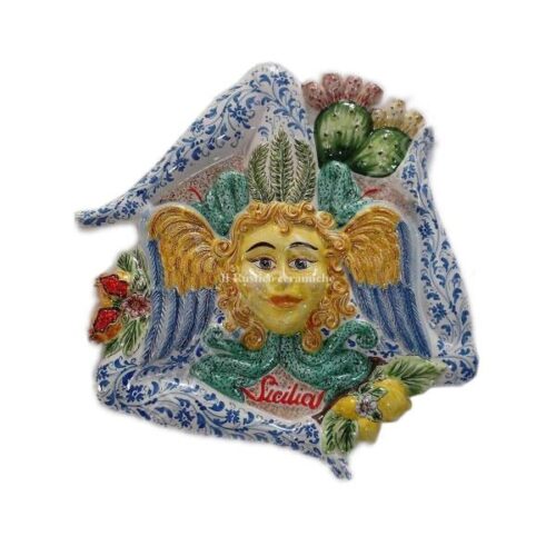 Caltagirone Ceramic Trinacria "Seicento"