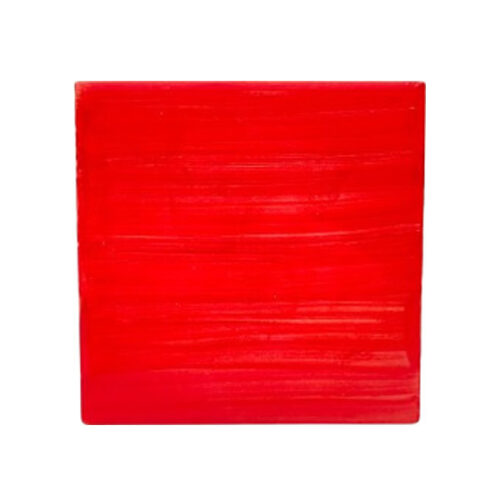 Piastrella Pennellata in Ceramica di Caltagirone Rosso