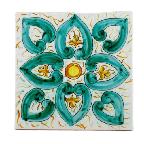 Piastrella-ceramica-caltagirone-scala-decorato-ilrustico