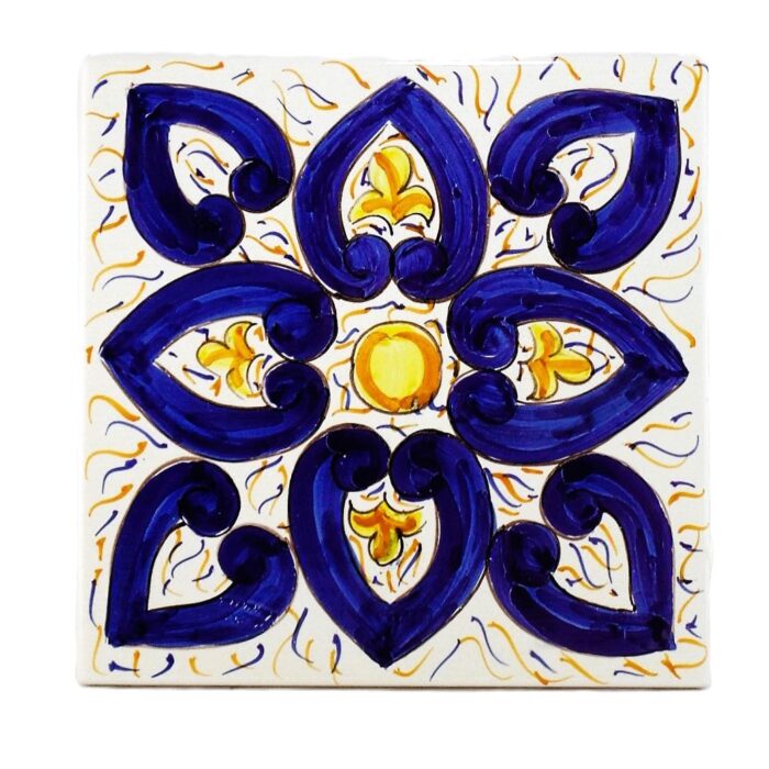 Piastrella-ceramica-caltagirone-scala-decorato-ilrustico