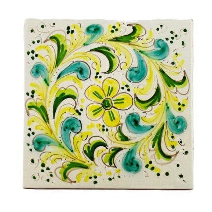 Piastrella-ceramica-caltagirone-ornato-decorato-ilrustico