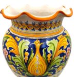 portaombrelli-ceramica-caltagirone-ornato-decorato-ilrustico