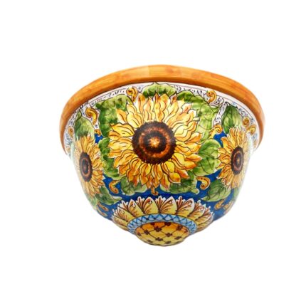 gerla-ceramica-caltagirone-girasoli-decorato-ilrustico