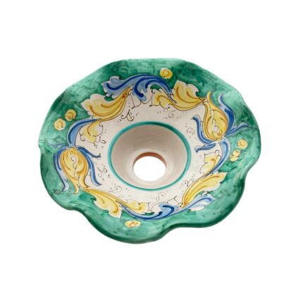 lampadario-ceramica-caltagirone-ornato-decorato-ilrustico