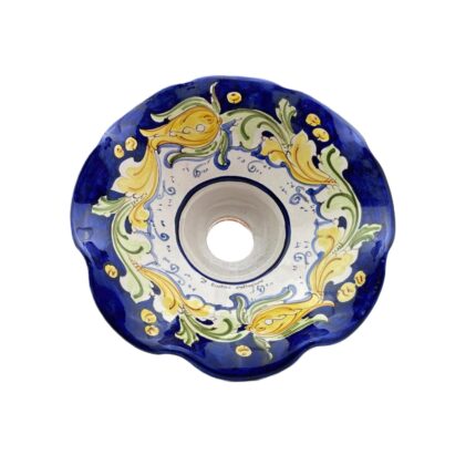 lampadario-ceramica-caltagirone-ornato-decorato-ilrustico