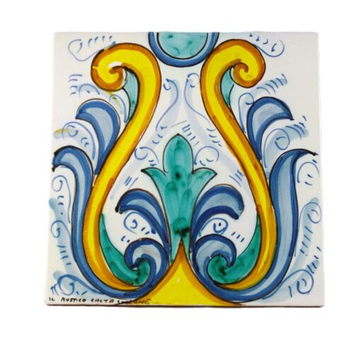 Piastrella-ceramica-caltagirone-scala-decorato-ilrustico