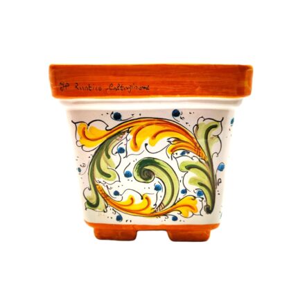 portapiante-ceramica-caltagirone-ornato-decorato-ilrustico