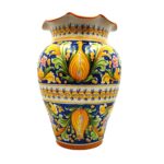 portaombrelli-ceramica-caltagirone-ornato-decorato-ilrustico