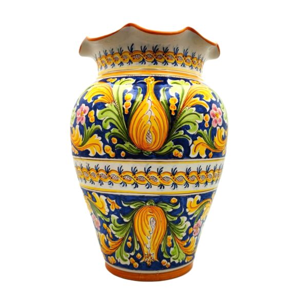 portaombrelli-ceramica-caltagirone-ornato-decorato-ilrustico