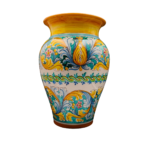 portaombrelli-ceramica-caltagirone-ornato-decorato-ilrustico