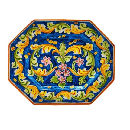 vassoio-ceramica-caltagirone-ornato-decorato-ilrustico