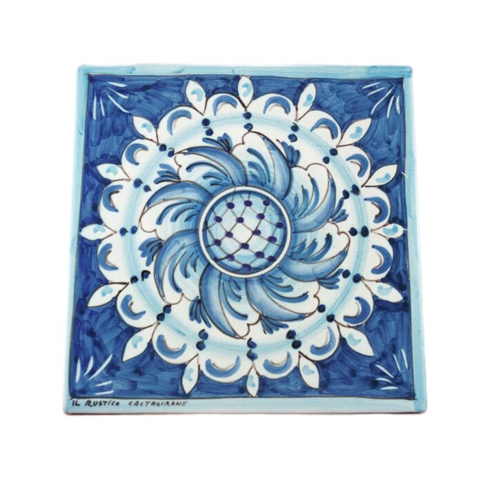 Piastrella-ceramica-caltagirone-decorato-a-mano-rosone-