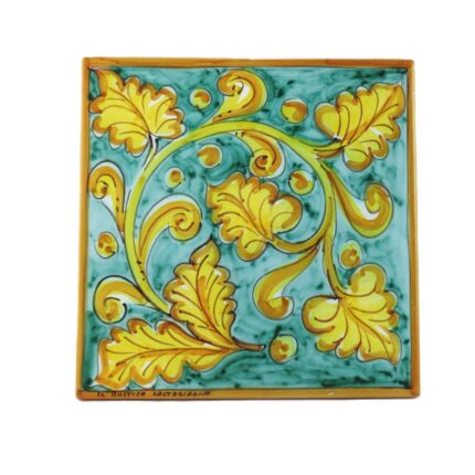 Piastrella-ceramica-caltagirone-ornato-decorato-ilrustico