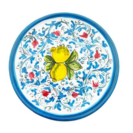 piatto-ceramica-caltagirone-seicento-decorato-ilrustico