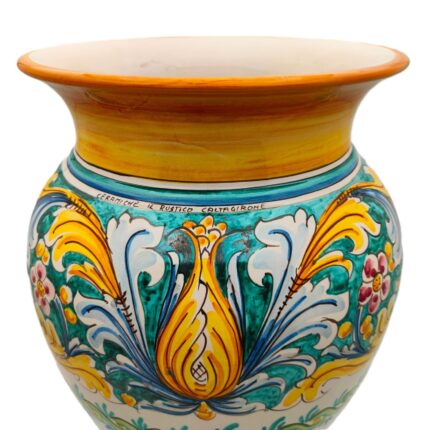 portaombrelli-ceramica-caltagirone-ornato-decorato-ilrustico