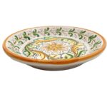 piatto-fangotto-ceramica-caltagirone-ornato-decorato-ilrustico