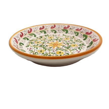 piatto-fangotto-ceramica-caltagirone-seicento-decorato-ilrustico