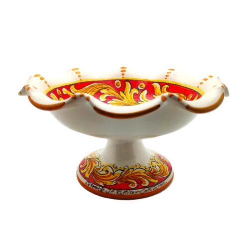 centrotavola-ceramica-caltagirone-ornato-decorato-ilrustico