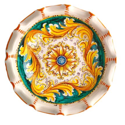 centrotavola-ceramica-caltagirone-ornato-decorato-ilrustico