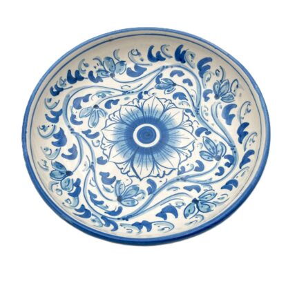 ciotola-ceramica-caltagirone-seicento-decorato-ilrustico