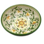 ciotola-ceramica-caltagirone-seicento-decorato-ilrustico