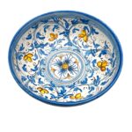 ciotola-ceramica-caltagirone-seicento-decorato-ilrustico