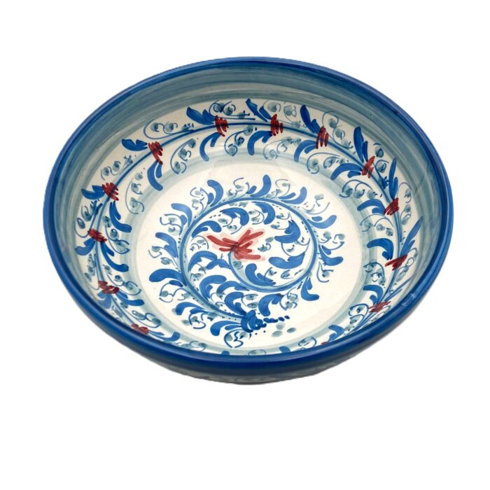 ciotola-ceramica-caltagirone-seicento-decorato-ilrustico