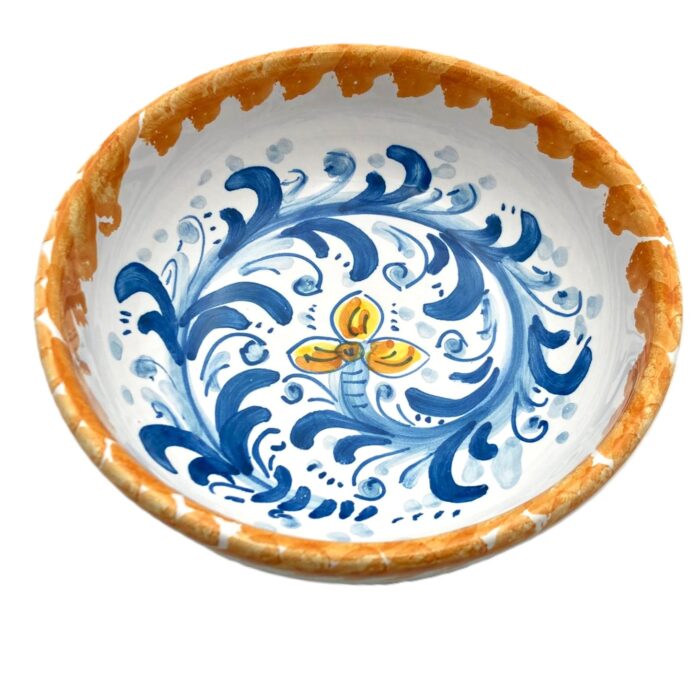 ciotola-ceramica-caltagirone-seicento-decorato-ilrustico