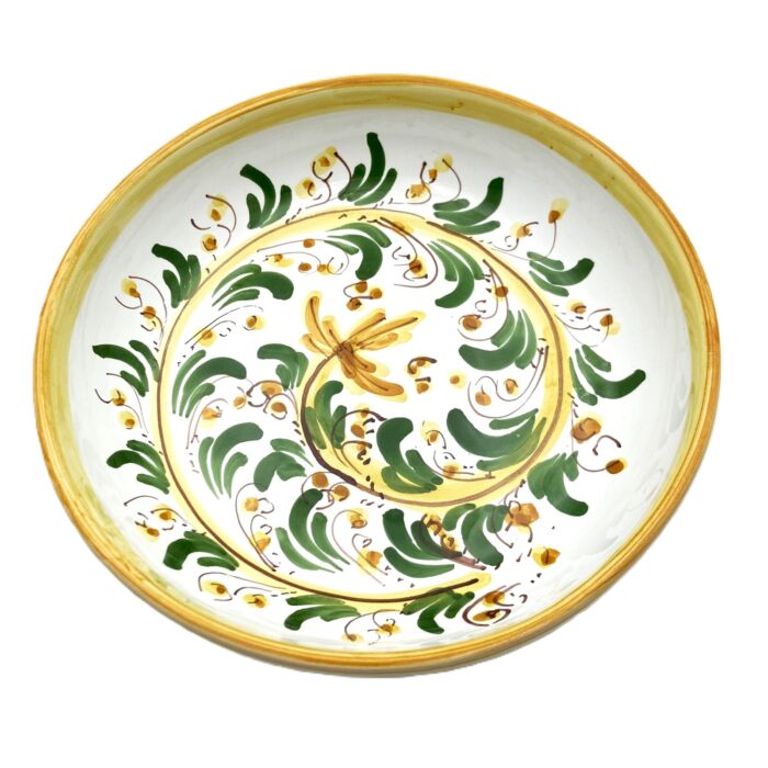 ciotola-ceramica-caltagirone-seicento-decorato-ilrustico