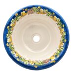 lavello-ceramica-caltagirone-ornato-decorato-ilrustico