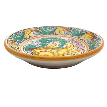 piatto-fangotto-ceramica-caltagirone-ornato-decorato-ilrustico