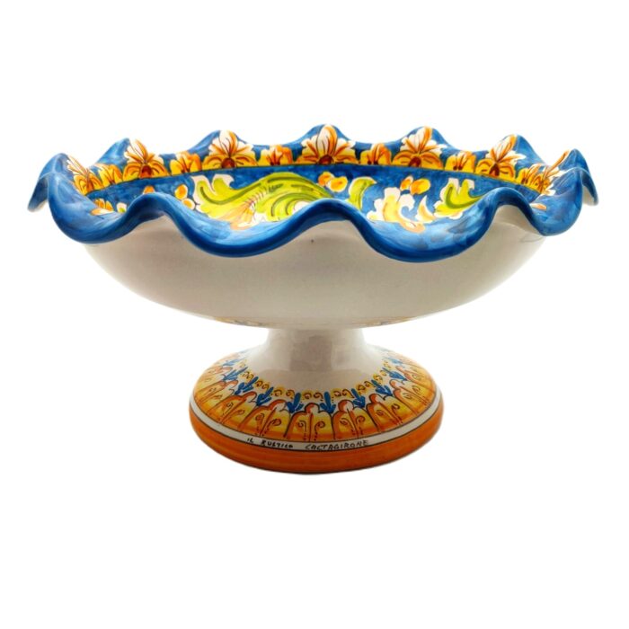 centrotavola-ceramica-caltagirone-ornato-decorato-ilrustico