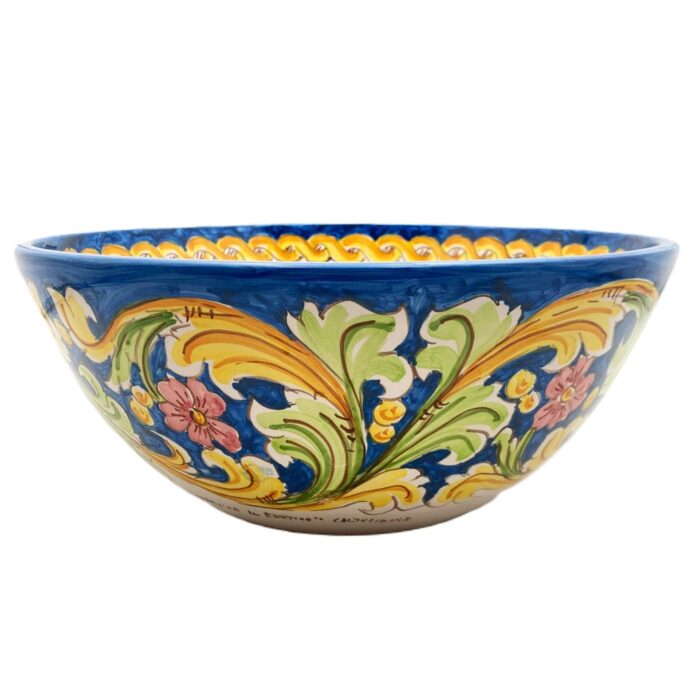 lavello-ceramica-caltagirone-ornato-decorato-ilrustico