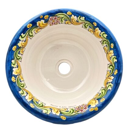 lavello-ceramica-caltagirone-ornato-decorato-ilrustico