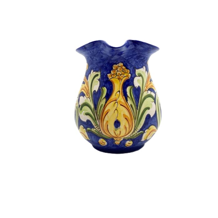 brocca-ceramica-caltagirone-decorato-ilrustico