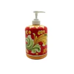 dispenser-ceramica-caltagirone-decorato-ilrustico
