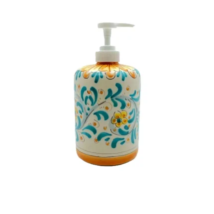 dispenser-ceramica-caltagirone-decorato-ilrustico