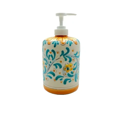 dispenser-ceramica-caltagirone-decorato-ilrustico