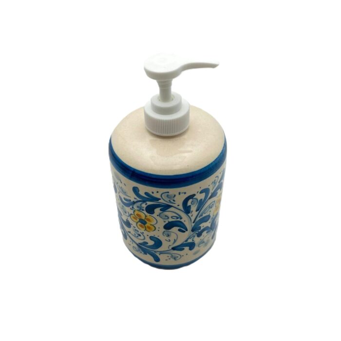 dispenser-ceramica-caltagirone-decorato-ilrustico