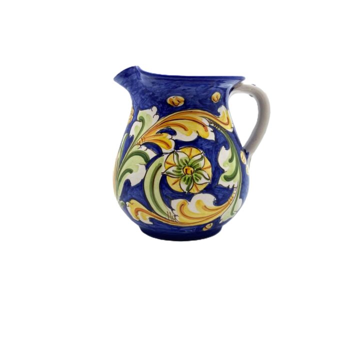 brocca-ceramica-caltagirone-decorato-ilrustico