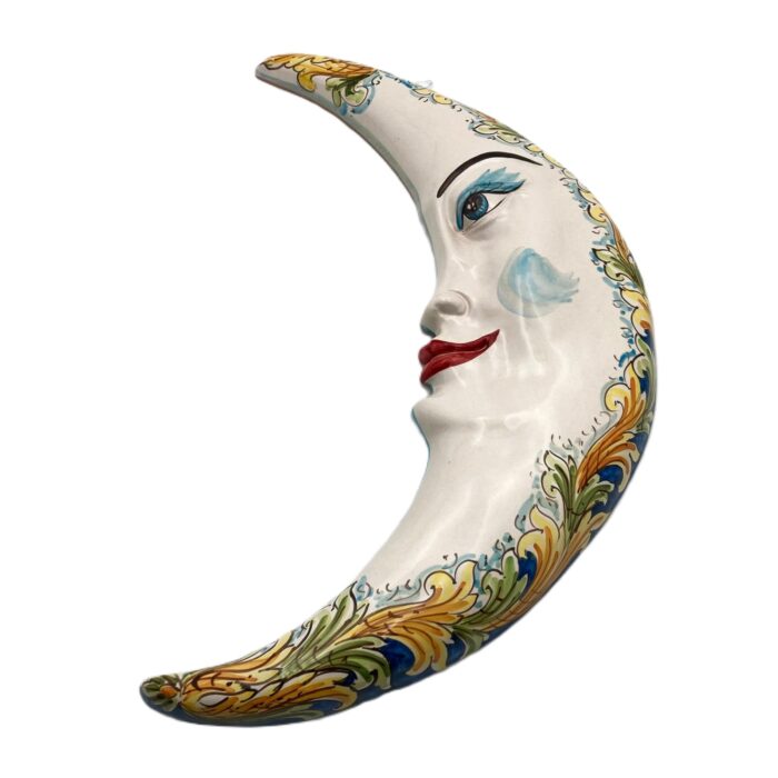 luna-ceramica-di-caltagirone-ornato