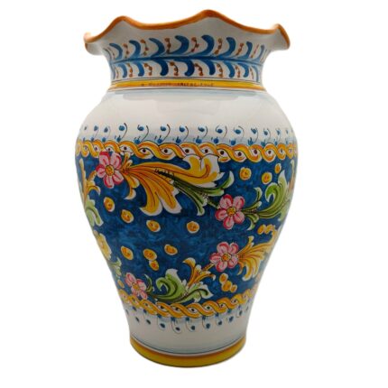 portaombrelli-ceramica-caltagirone-ornato-decorato-ilrustico