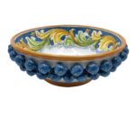 centrotavola-ceramica-caltagirone-decorato-ilrustico