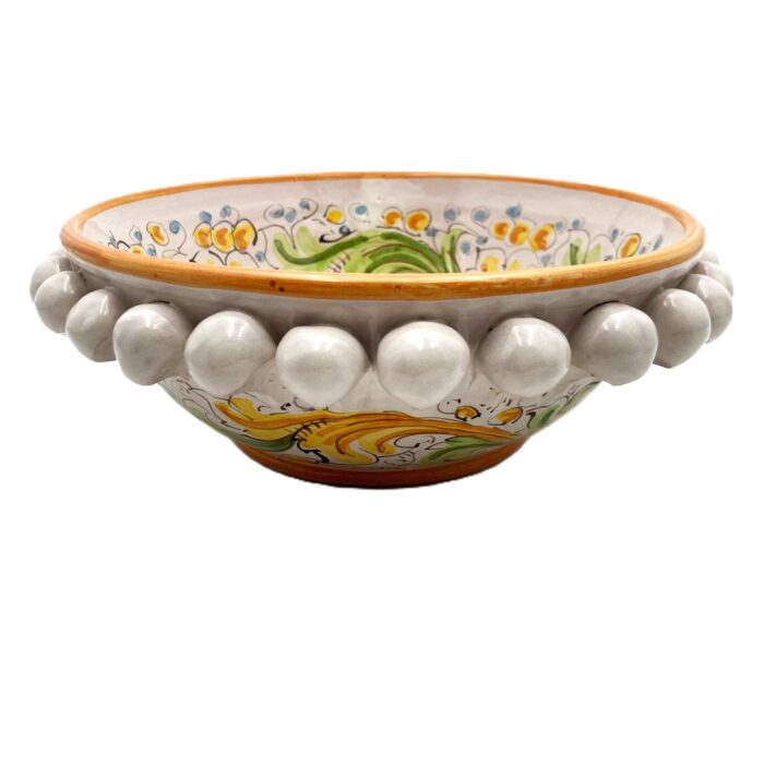 centrotavola-ceramica-caltagirone-decorato-ilrustico