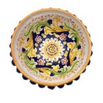 centrotavola-ceramica-caltagirone-decorato-ilrustico