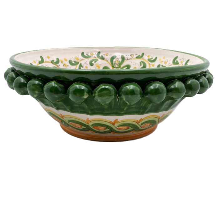 centrotavola-ceramica-caltagirone-decorato-ilrustico