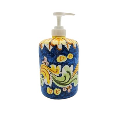 dispenser-ceramica-caltagirone-decorato-ilrustico