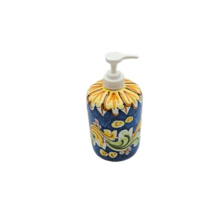 dispenser-ceramica-caltagirone-decorato-ilrustico