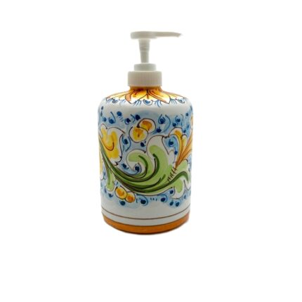 dispenser-ceramica-caltagirone-decorato-ilrustico